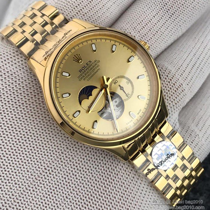ROLEX勞力士 日月星辰系列 原裝進口82S7機芯 鏤空設計 超強夜光 精品男士腕表  wssb4819